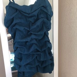 Express shimmery blue camisole top, NWT